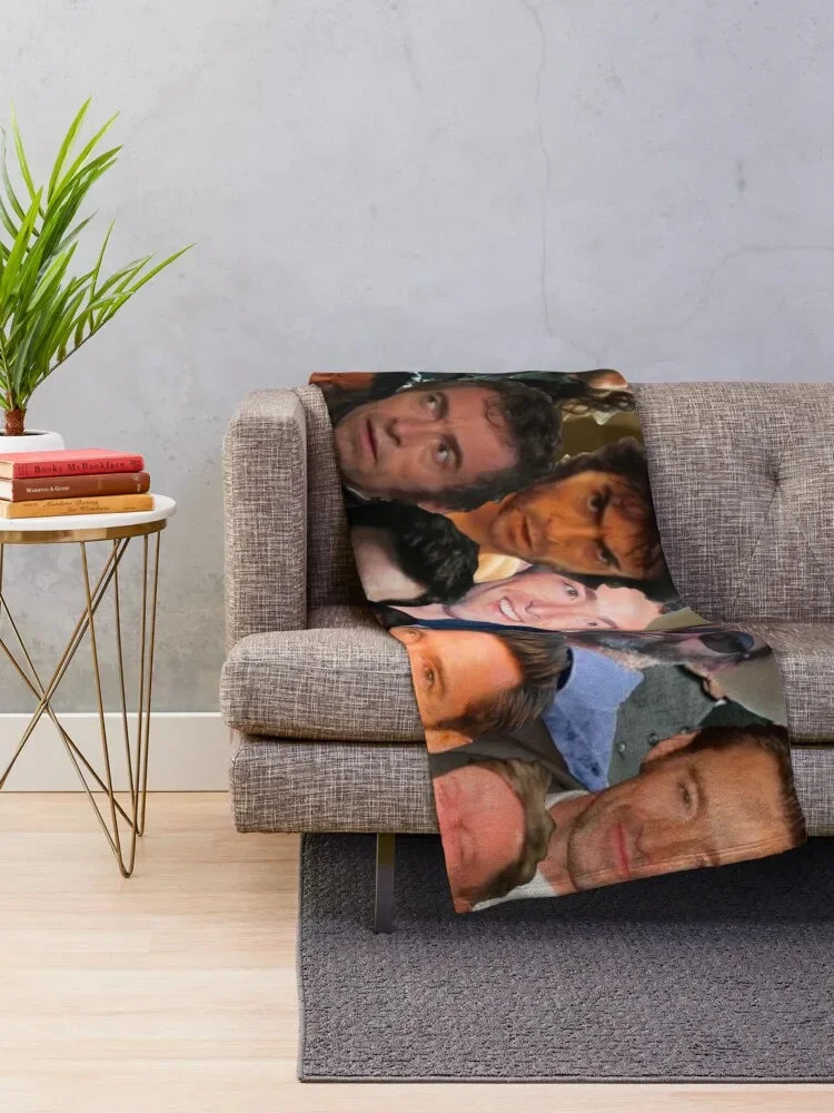 Хью Джекман фотоколлаж 2 пледы спальный мешок диваны украшения красивые одеяла