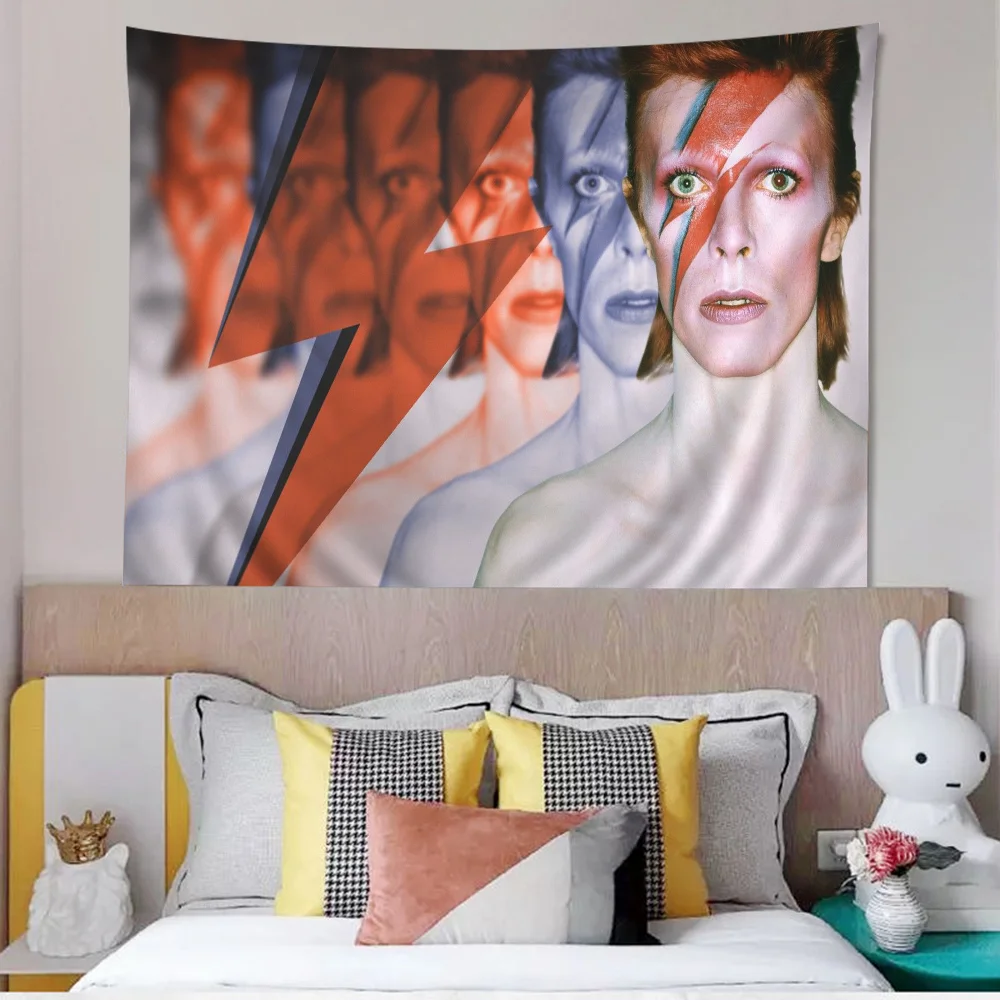 D-David_B-Bowie Красочный гобелен Настенный богемный настенный Мандала Настенные листы