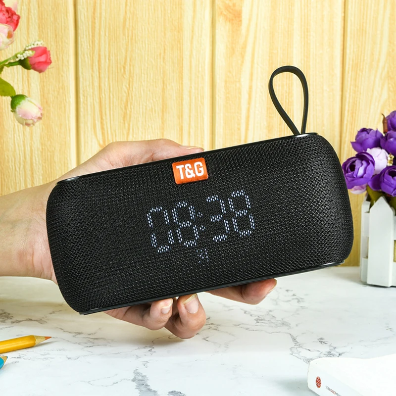 

New TG177 Portable Wireless Bluetooth Speaker 20W Outdoor Waterproof Column Support TF Alarm Clock USB Subwoofer
