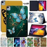 protective shell for apple ipad air 4 2020 10 9 shockproof butterfly pattern leather stand flip tablet case high quality cover