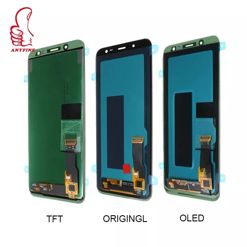Дешевый 6 0 ''оригинальный TFT OLED ЖК-дисплей для Samsung Galaxy J6 Замена ЖК-экрана -