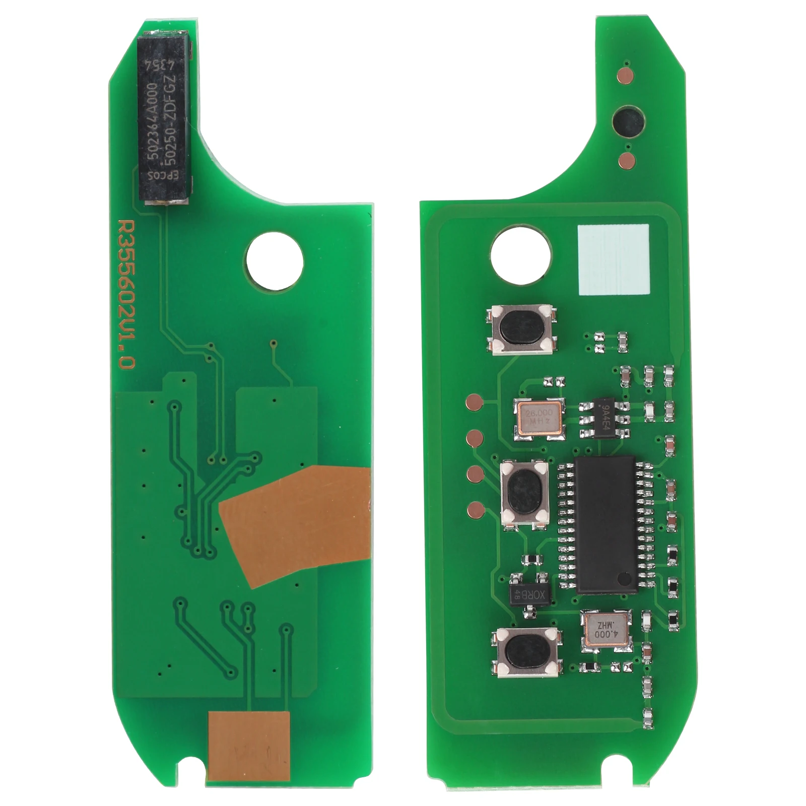 Фото DIYKEY 433 МГц 4A Чип-ключ-пульт с 3 кнопками для Fiat STRADA MOBI UNO FIORINO E MAIS №5