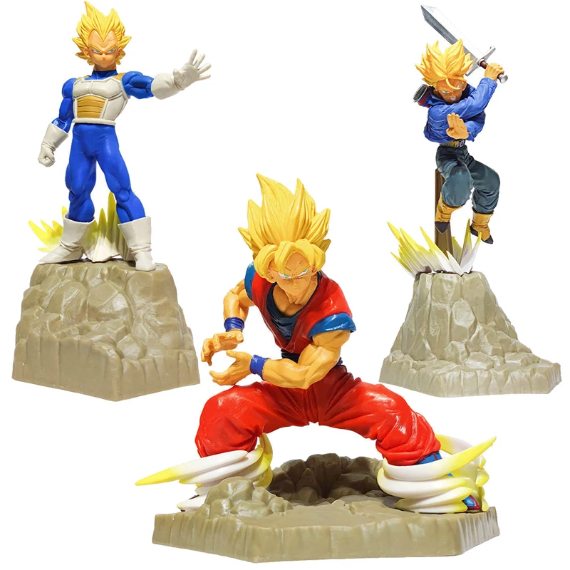 

17cm/23cm/31cm Anime Dragon Ball Absolute Perfection Son Goku Trunks Vegeta Action Figure Fight Dragonball Model Toy Boys Gift