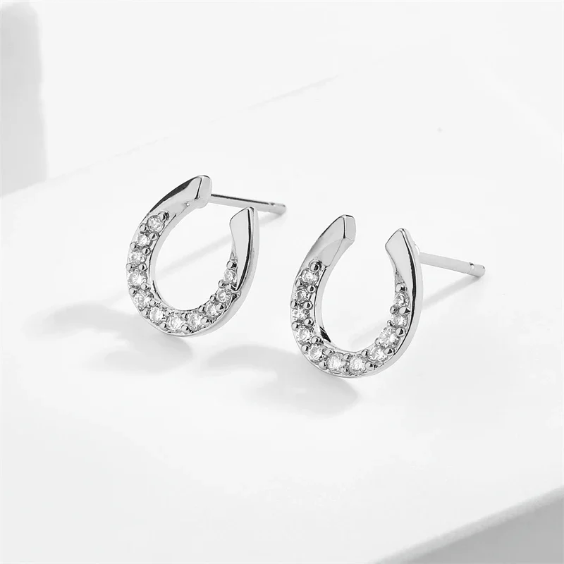 Серьги-гвоздики UILZ геометрической формы для женщин минималистичные серьги