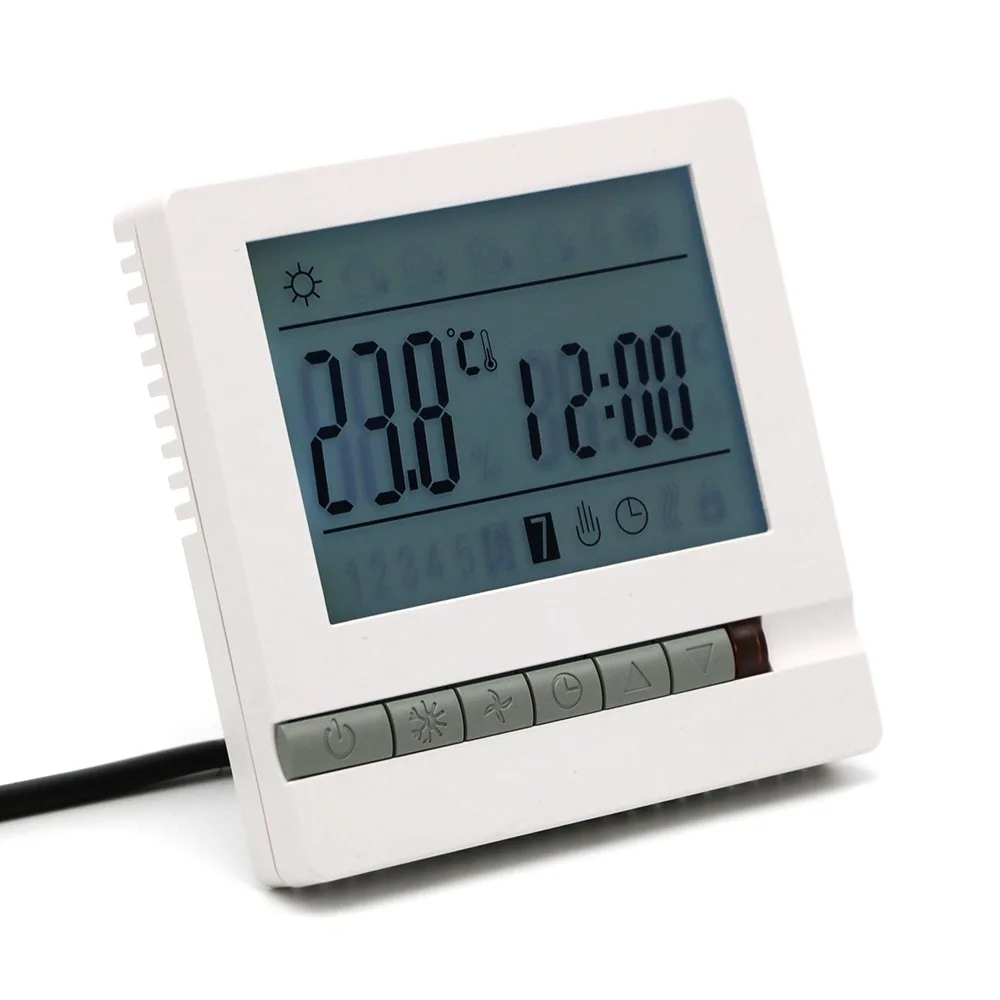 

MK605E 230V 25A electric heating temperature controller display screen programmable room temperature controller