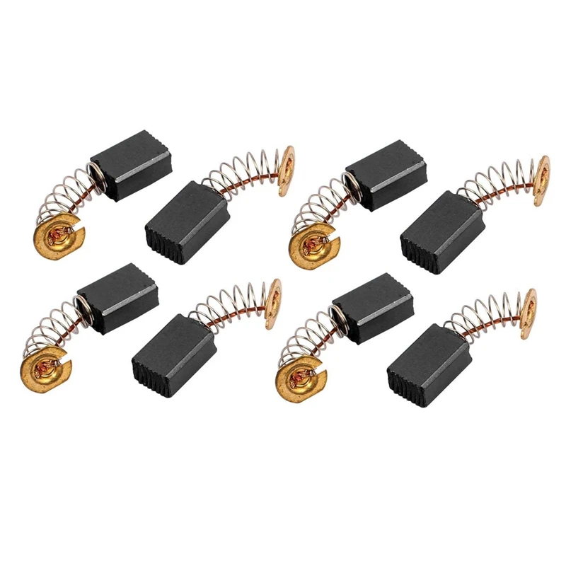 

4 Pairs 12 X 9 X 6 Mm Coal Brushes Electric Tool For Electric Percussion Motor