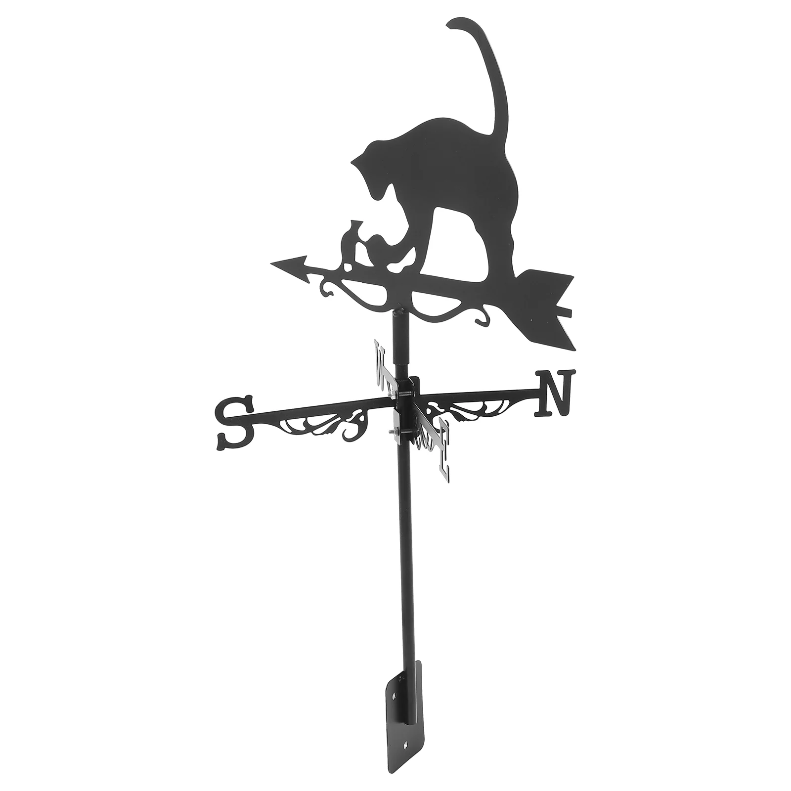 

Yard Decor Decorative Weather Vane Spray Paint Wind Direction Indicator Metal Stainless Steel Patio Weathervane
