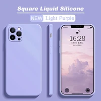 original square liquid silicone soft cover for xiaomi mi 9 10 10t 11 lite 9t note 10 pro cc9 cc9e a3 case for poco f3 m2 cases