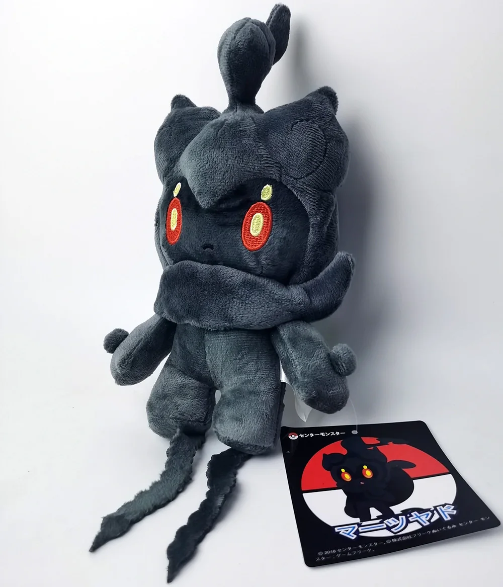 Pokemon LEGENDS Marshadow 8-дюймовая плюшевая игрушка игра Scarlet Violet Switch плюшевый меч и щит