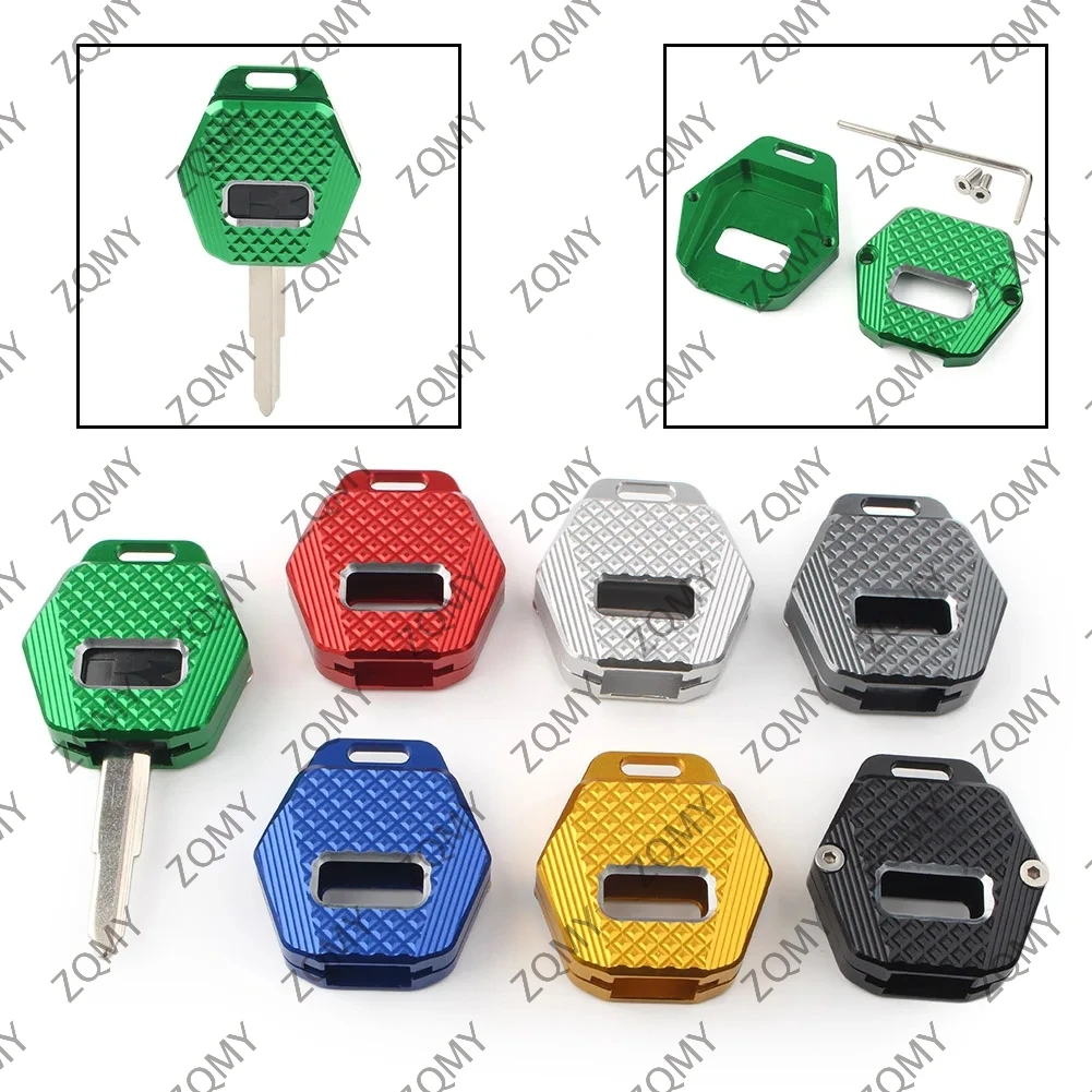 Алюминиевый Чехол для ключа мотоцикла CNC Kawasaki Ninja ZX6R ZX9R ZX7R ZX10R ZX12R ZXR400 ZRX400 ZZR400 ZZR600