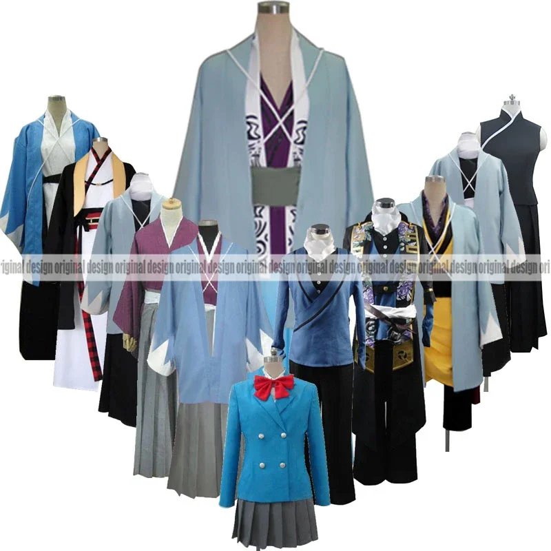 Hakuoki Chizuru Yukimura Toshizo Hijikata Souji Okita Heisuke Toudou Одежда Косплей Костюм принимаются по