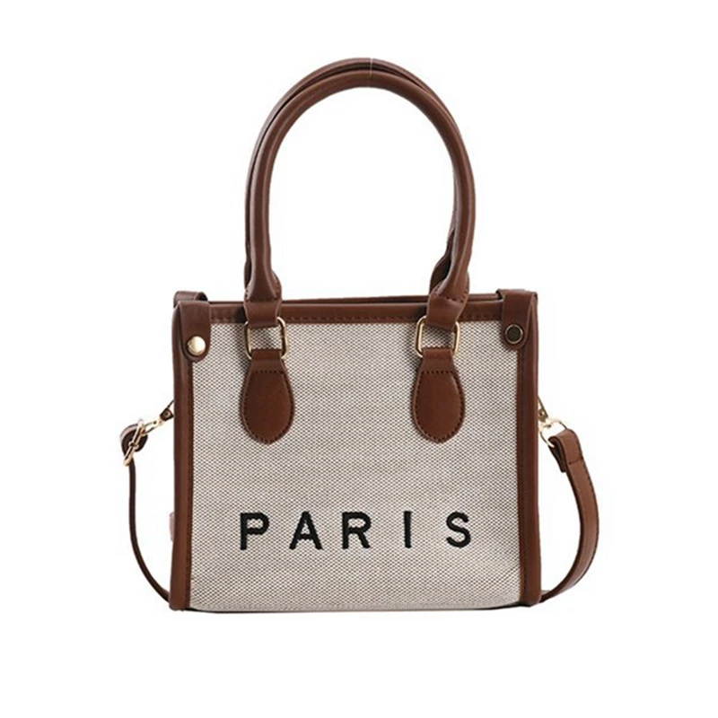 

Large Capacity Bag Women's Summer Versatile Fashion Messenger Bag Canvas Bag Portable Tote Bag