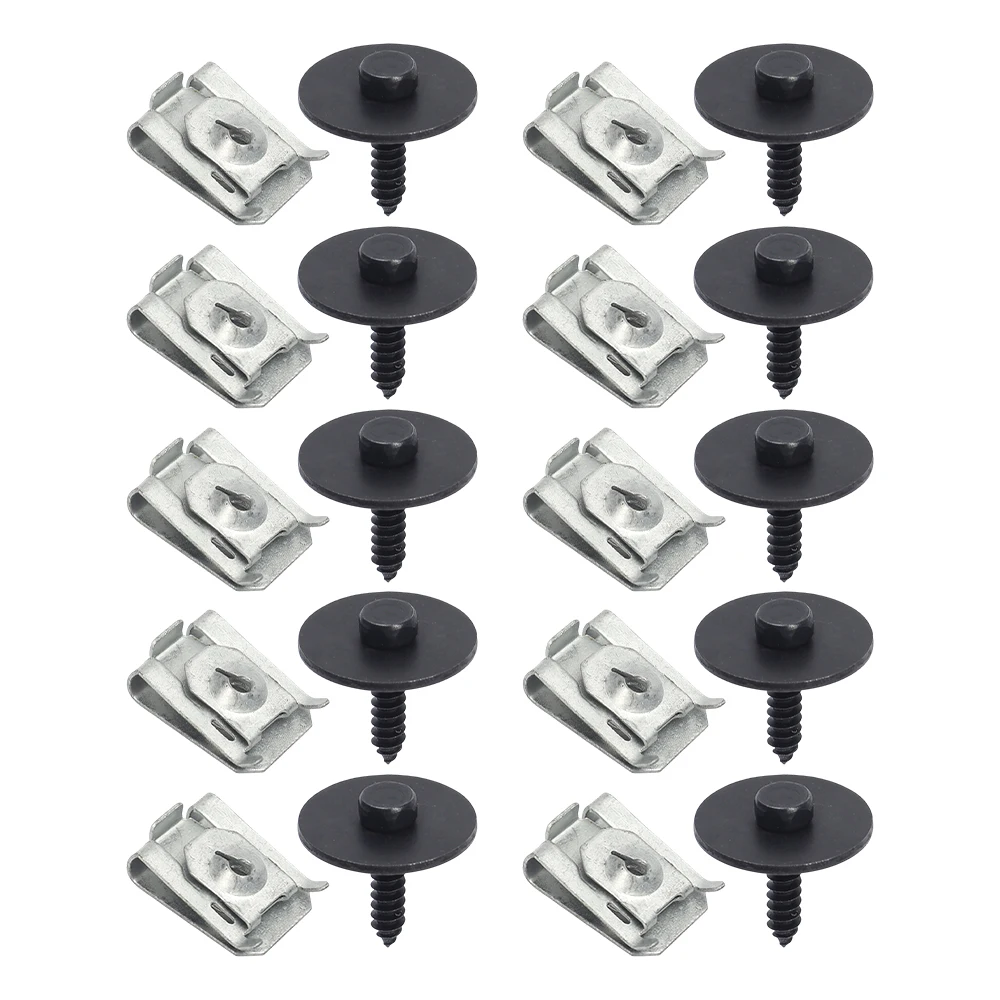 

Крышка бампера автомобиля, фиксатор крыла, брызговик, самоблокирующийся винт, U-образный зажим, сменная деталь для BMW 07149126886 07146951655