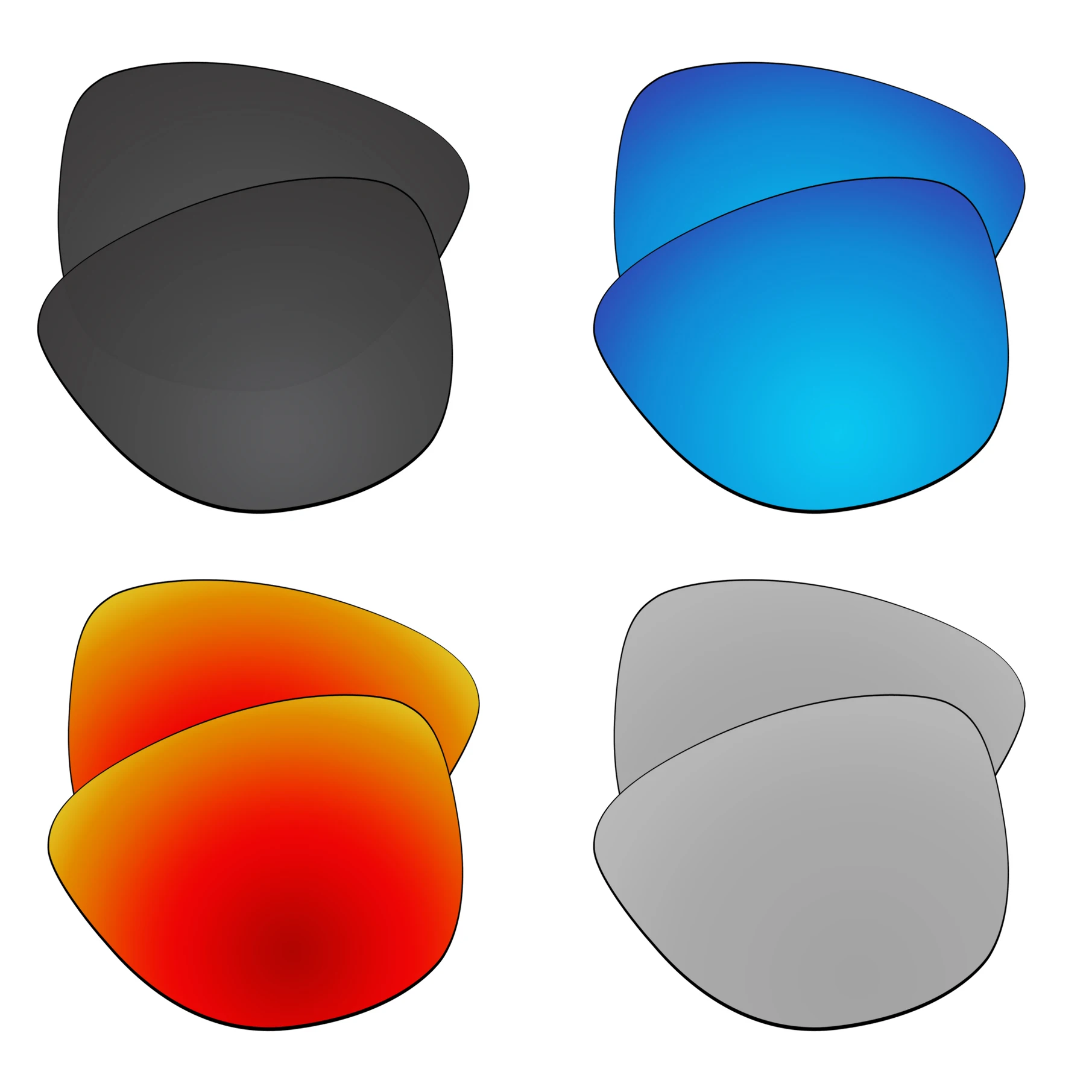 

SNARK Polarized Replacement Lenses for Oakley Jupiter Carbon OO9220 Sunglasses (Lenses Only) - Multiple Choices