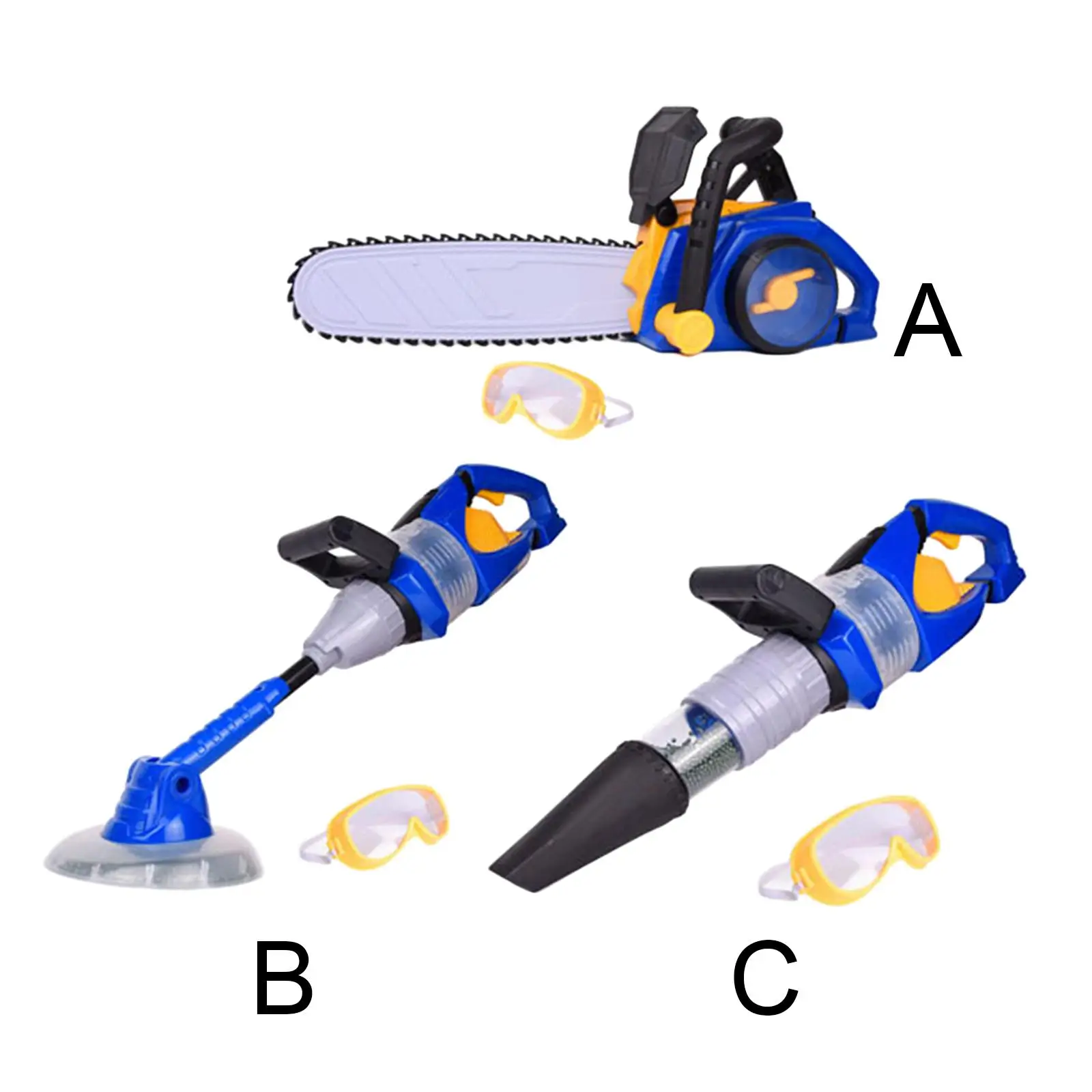 

Kids Chainsaws Toy with Lights and Sounds Construction Tool for Ages 3 6 8