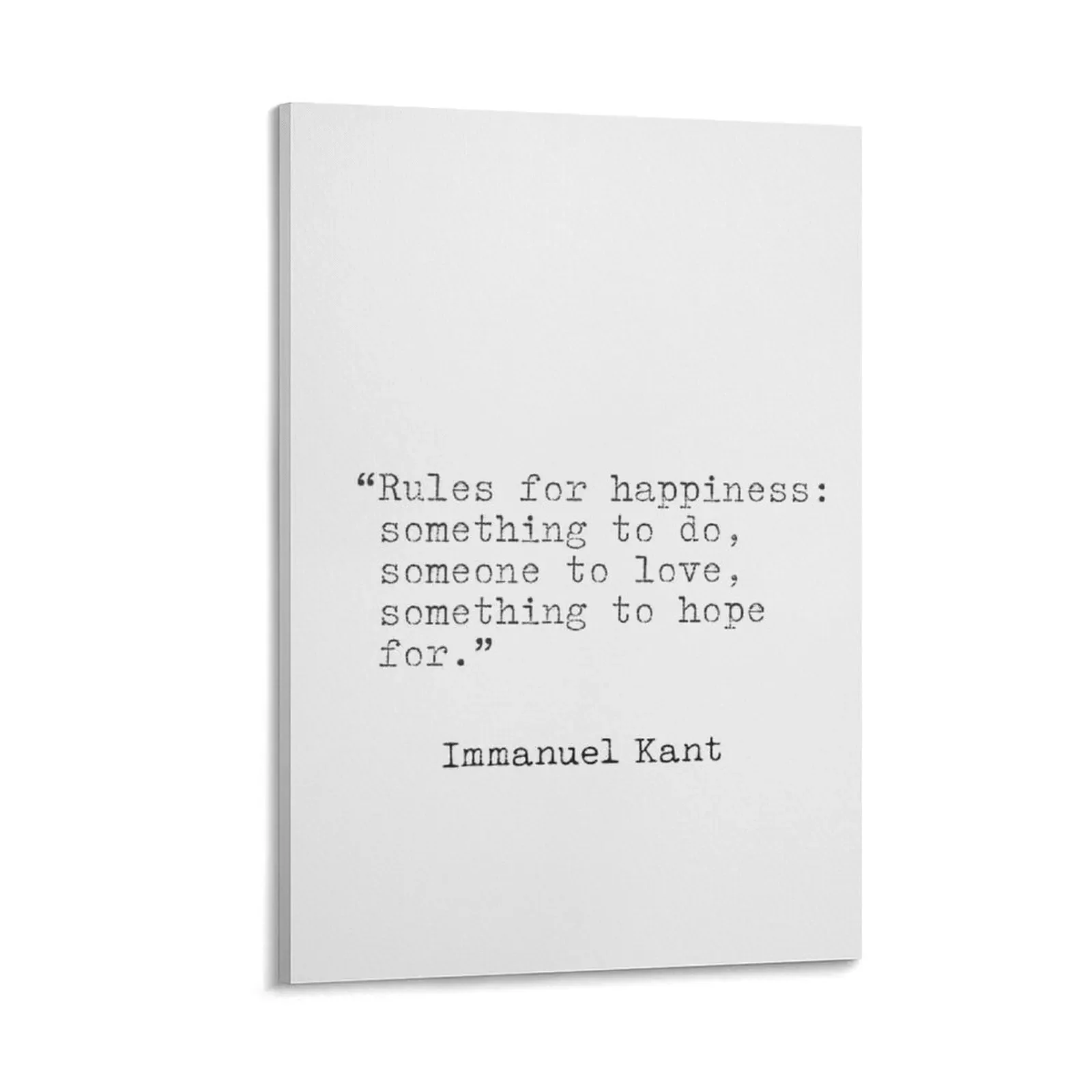 Картина на холсте с цитатами Иммануэль кант настенные постеры для комнаты