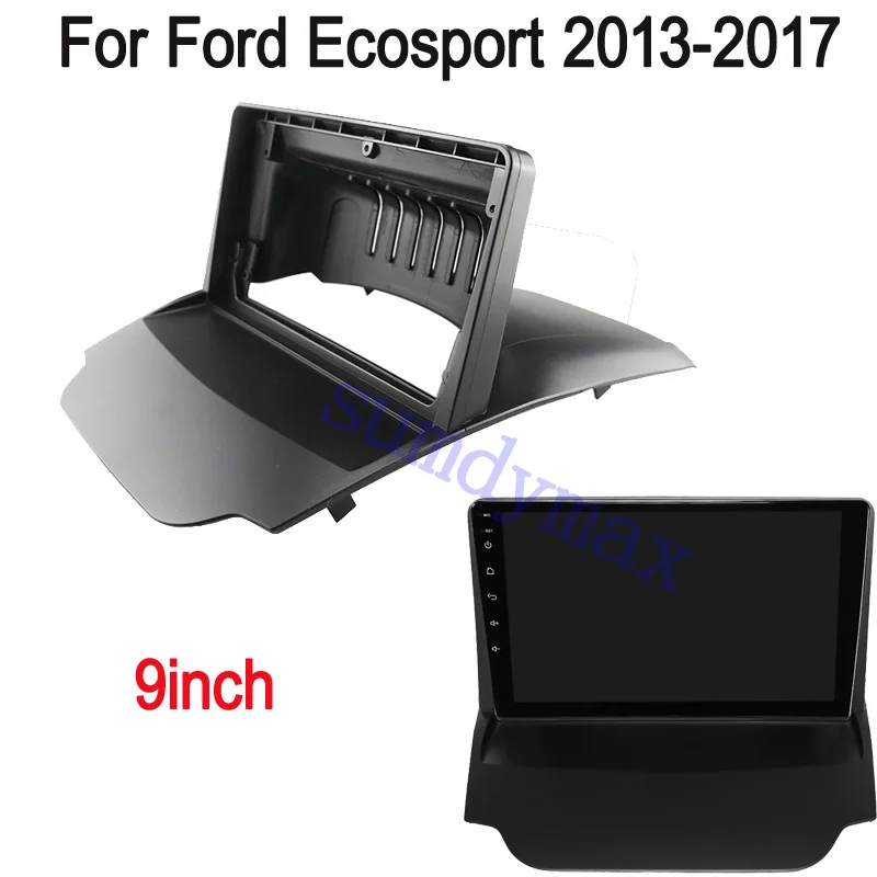 

Автомобильный радиоприемник 2DIN, 9 дюймов, ABS + PC, пластиковая панель Fascia ДЛЯ Ford Ecosport 2013-2017, облицовка для аудиоприборной панели, облицовка панели