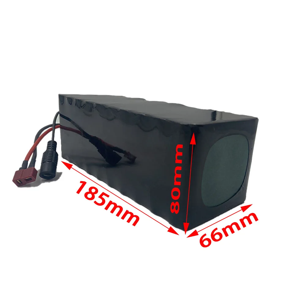 Фото Новый 36V10s4p 100Ah 100000mAh 1000W литиевый аккумулятор большой емкости 18650, электрический велосипед скутер с BMS Tplug №4