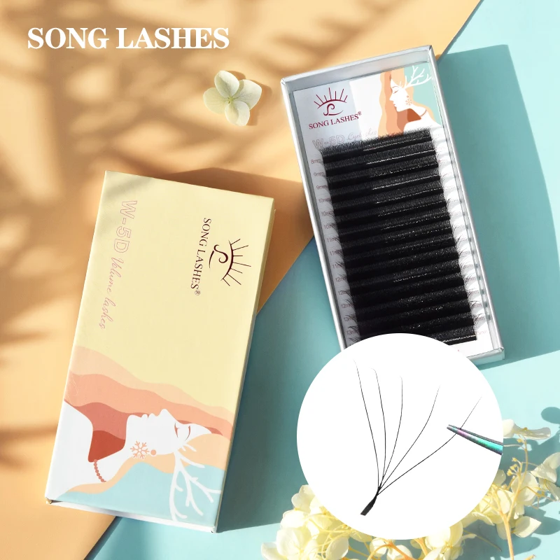 

Ресницы для наращивания SONG LASHES 5D веер накладные ресницы высокое качество Косметика Макияж для женщин
