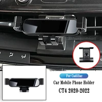 navigate support for cadillac ct4 2020 2022 gravity navigation bracket gps stand air outlet clip rotatable support accessories