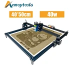 фрезер по дереву фрезы по дереву фреза по дереву фрезер лазернЛазерный гравер ANNOYTOOLS 40*50 см 40 Вт, 2-осевой Фрезерный станок с ЧПУ для дерева, принтер сделай сам, настольный лазерный гравировальный станок 40 Вт