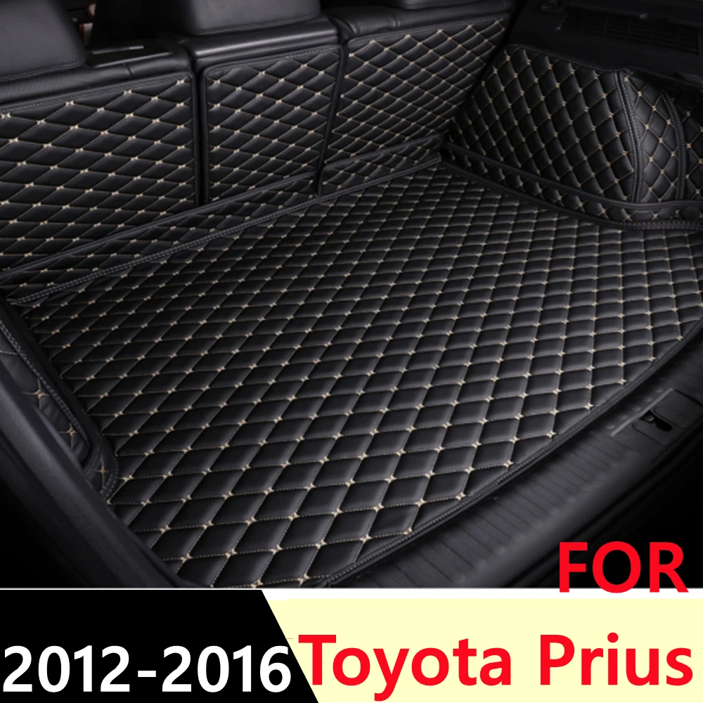 

Коврик для багажника автомобиля для Toyota Prius 12-16, для любой погоды, XPE, кожаный, под заказ, задний Чехол для груза, коврик, подкладка для багажни...
