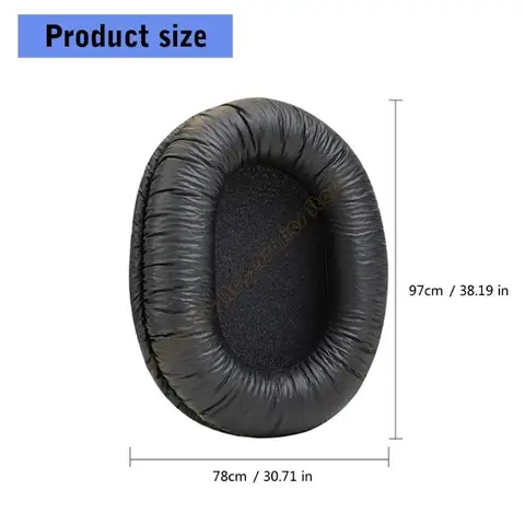 Протеиновые кожаные амбушюры для наушников OOTDTY MDR-7506 MDR-900ST