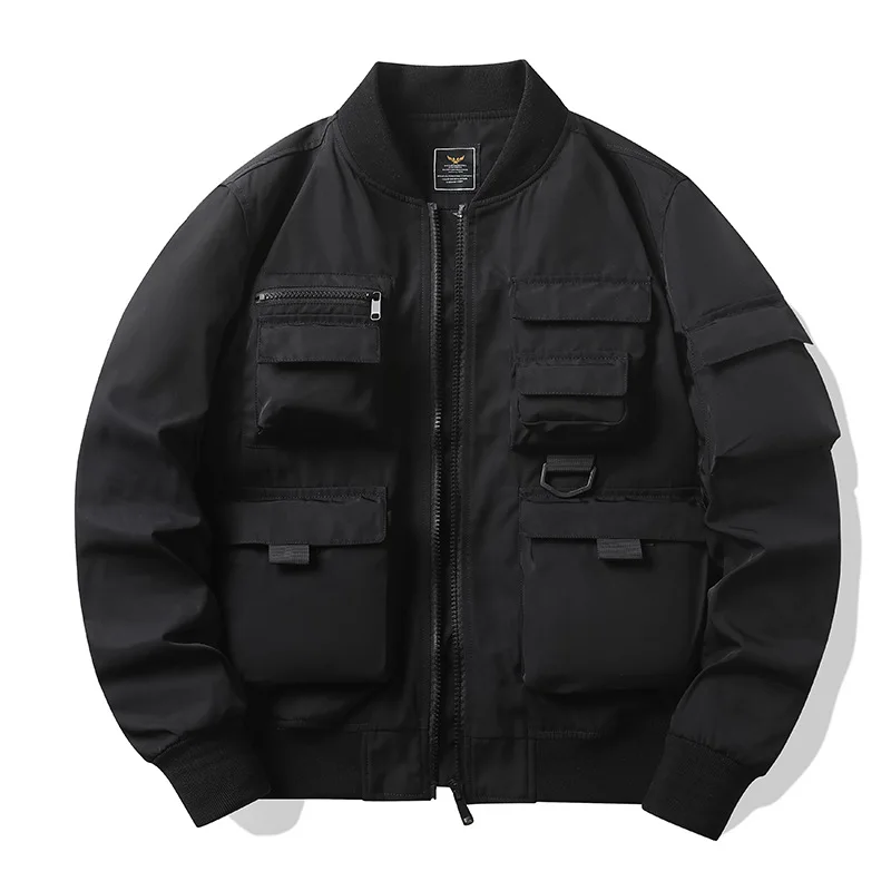 

Куртка-пилот ma1 Мужская функциональная, модный брендовый жакет, комбинезон с несколькими карманами, бейсбольная форма, весна-осень