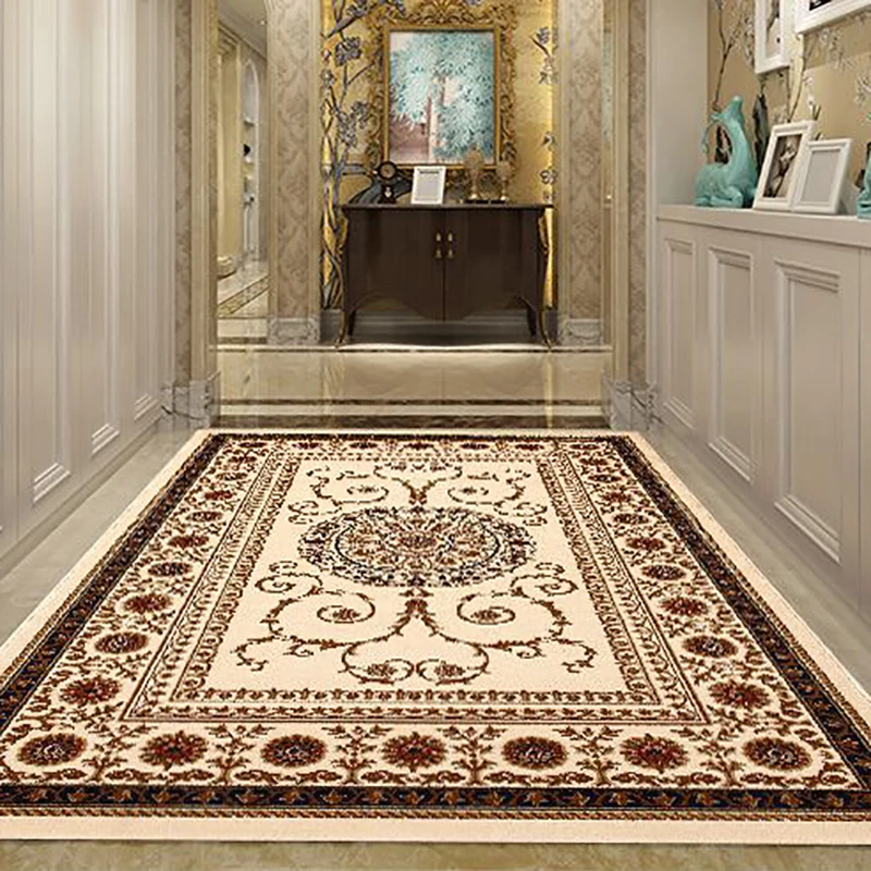 

Европейский ковер в классическом стиле с принтом, искусственный ковер для гостиной, большой коврик для входной двери, ковер для спальни в ст...