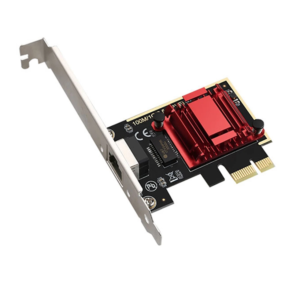 

Сетевая карта PCIE для игр, 2500 Мбит/с, 10/100 Мбит/с