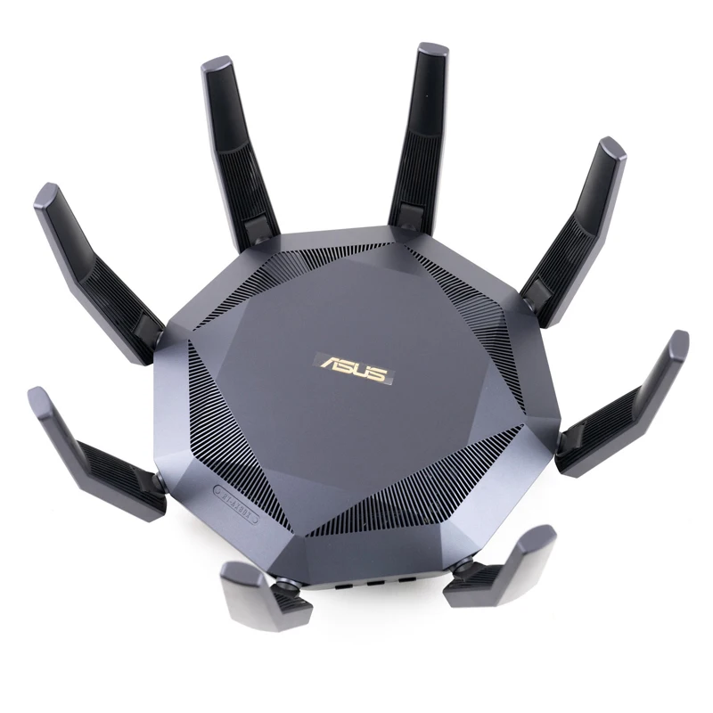 ASUS RT-AX89X AX6000 Dual Band WiFi 6 Router, 12-stream 6000Mbps WiFi speed, Dual 10G ports, MU-MIMO, OFDMA, AiProtection