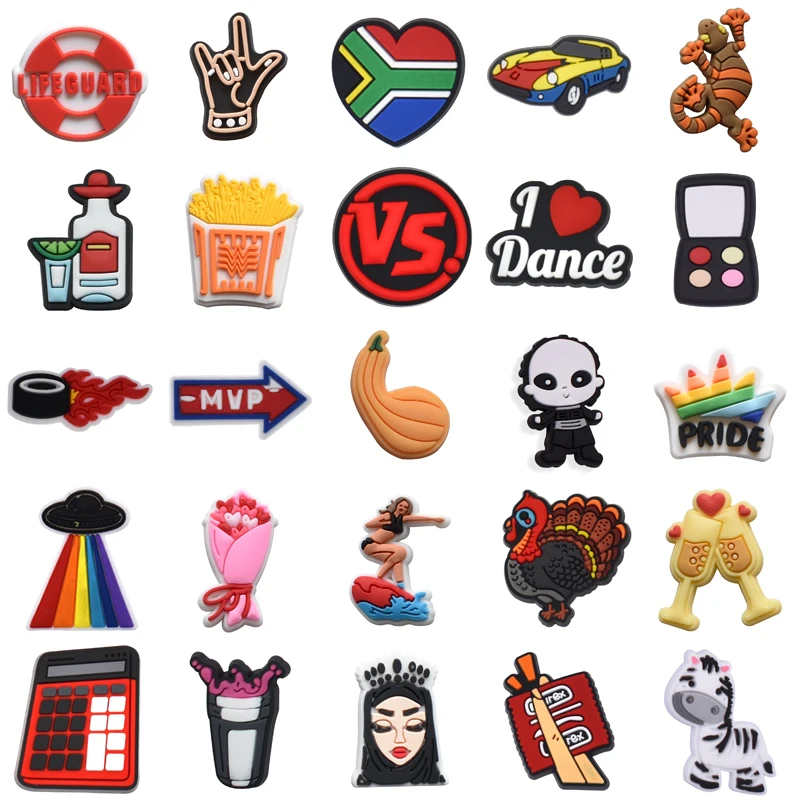 

Gifts Wholesale Bulk Men Packs Para Pins Women Charm Girl Kids Boy Decorations for Crocs Shoe Charms Shoes Accessories Set Jeans
