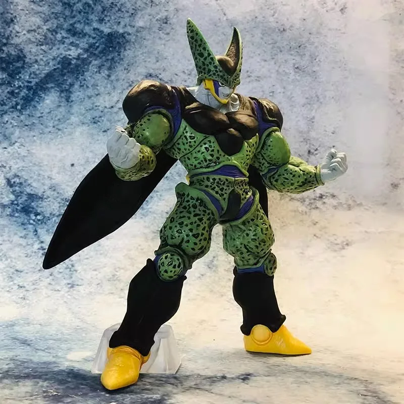 

31cm Dragon Ball Z Anime Figurine Cell Action Figure Free Gift Freeship Ping Ins Hot Selling Room Decor Halloween Chrismas Gift