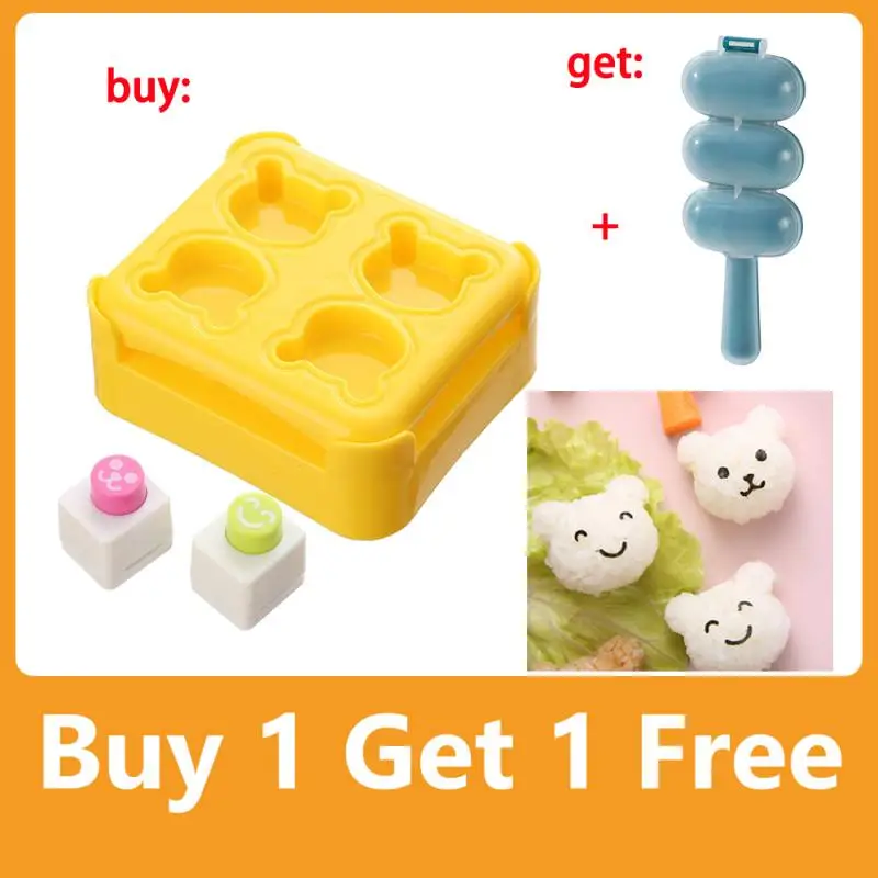 

Rice Ball Mold DIY Nori Punch Sushi Embossing Device Sushi Maker Mold Sushi Kit Bear Baking Bento Kitchen Making Sushi Tools