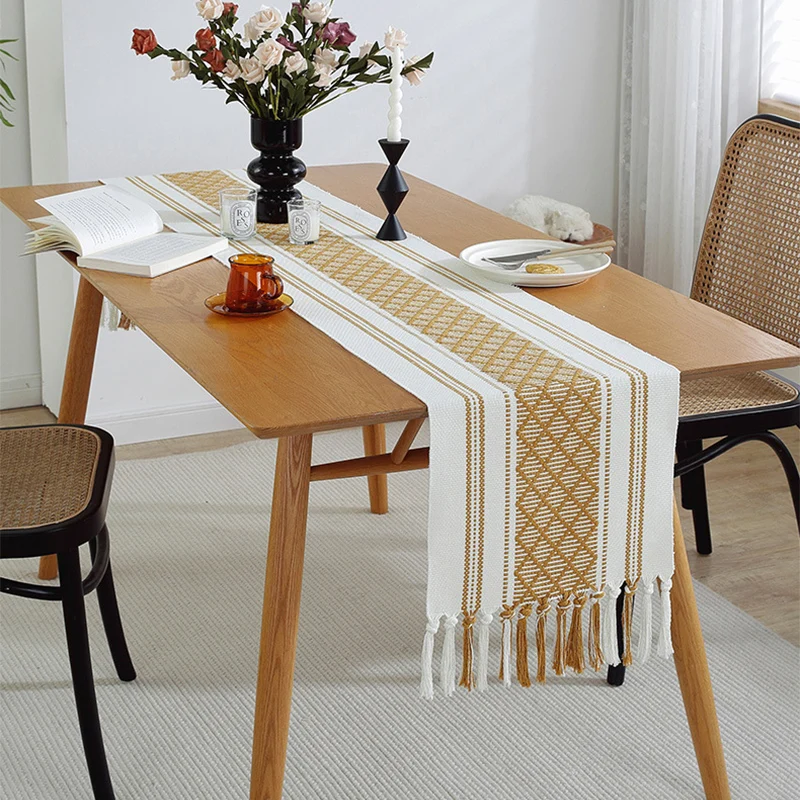 

Nordic Table Flag Modern Simple Coffee Table Cloth Long Table Tea Table Cloth Shoe Cabinet Cloth Bed Flag Tail Towel