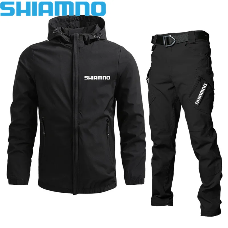 

Spring Autumn Fishing Clothing Baseball Jacket Hooded Outdoor Sports Waterproof Fishing Suits Men Tactical Jackets High Quality