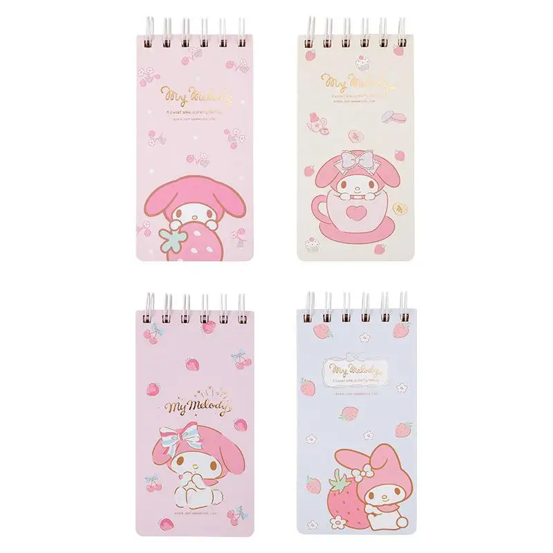 

Sanrios Kuromi Cinnamoroll My Melody Pompom Purins Hellokittys Anime Kawaii Portable Notebook Portable Notepad Study Stationery