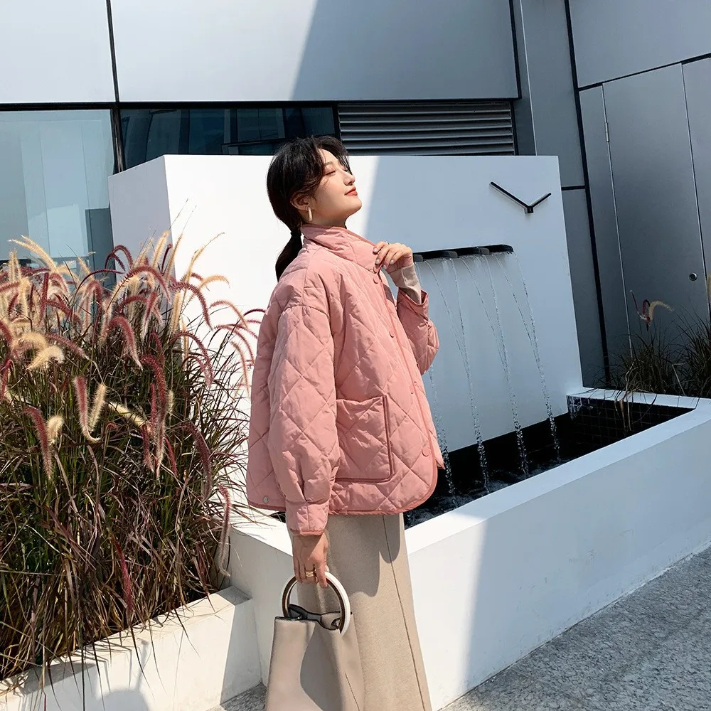 Fashion Down Jacket Ringer Small Fragrance Light Cotton Clothing All-matching Women's Winter Sweet Short White Eiderdown Coat