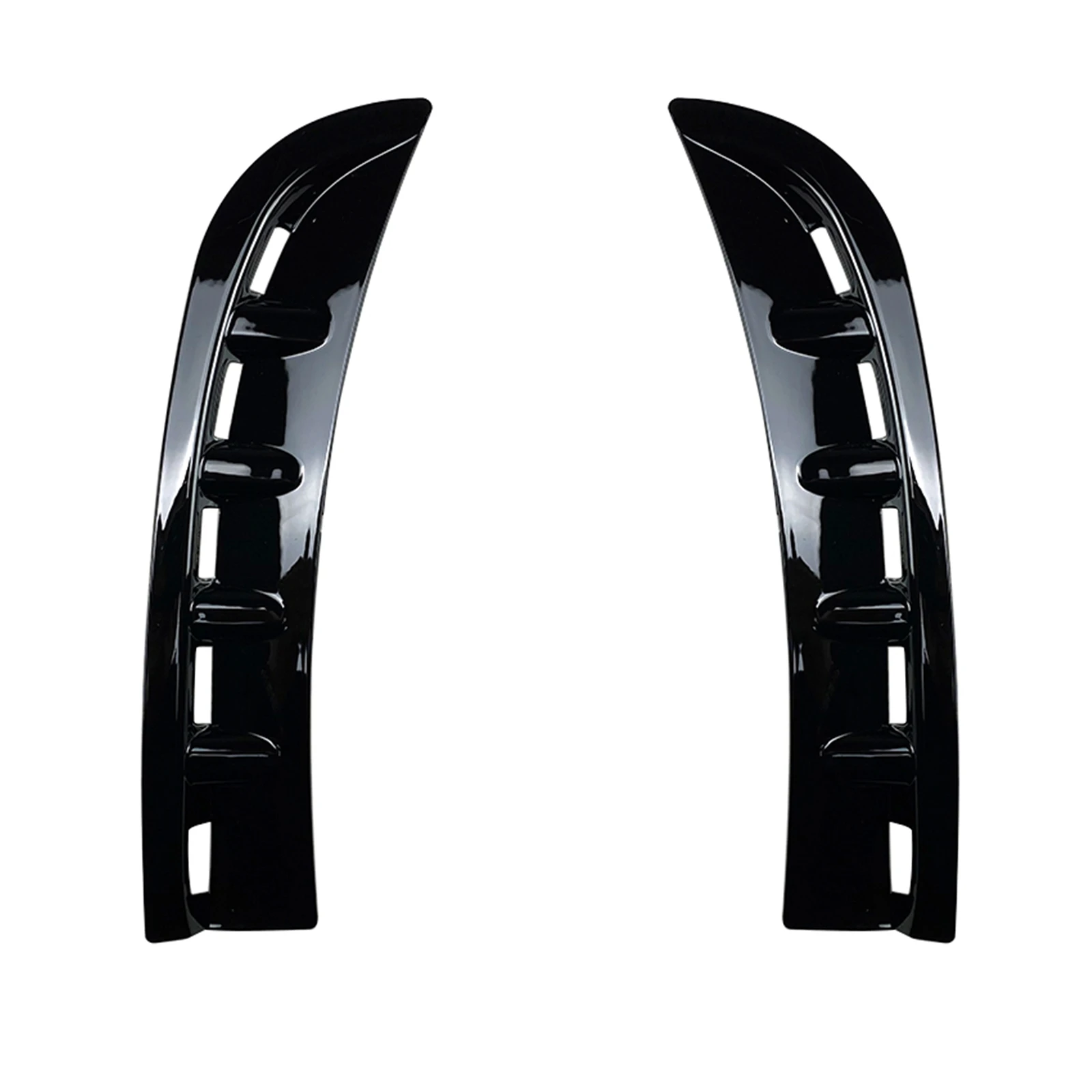 

Для Mercedes Benz CLS Class C257 CLS 260 300 2018-2022, глянцевый черный передний бампер, боковой впускной сплиттер, отделка Canard, вентиляционное отверстие, спойлер