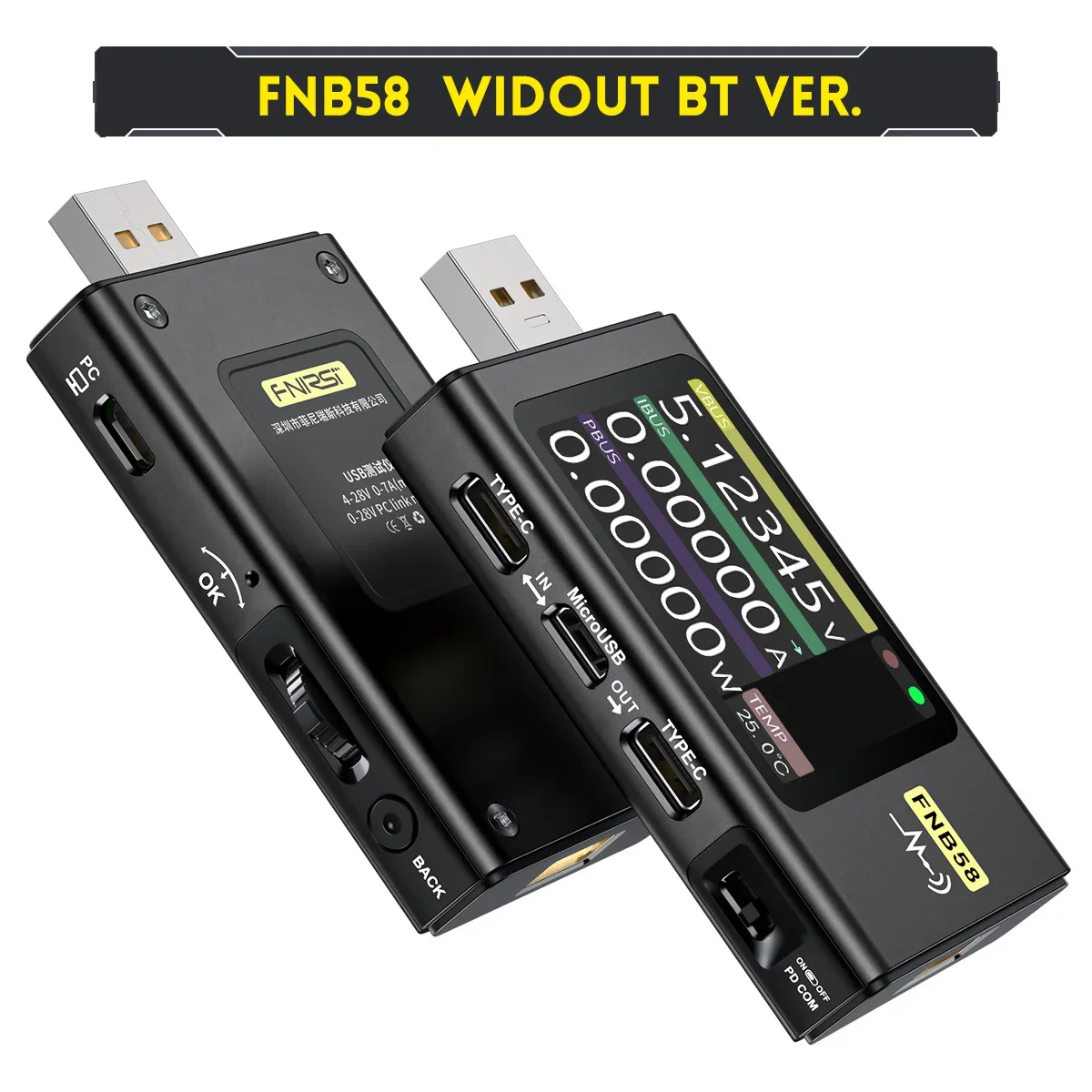 

FNIRSI FNB58 USB тестер батареи
