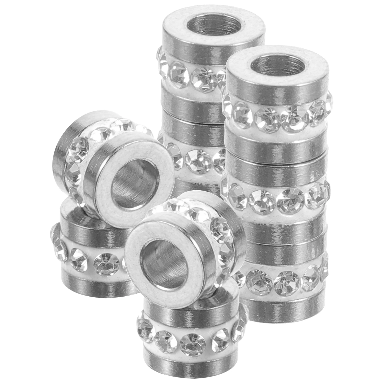 10 шт. маленькие бусины-разделители DIY ювелирные бусины шикарные изготовление