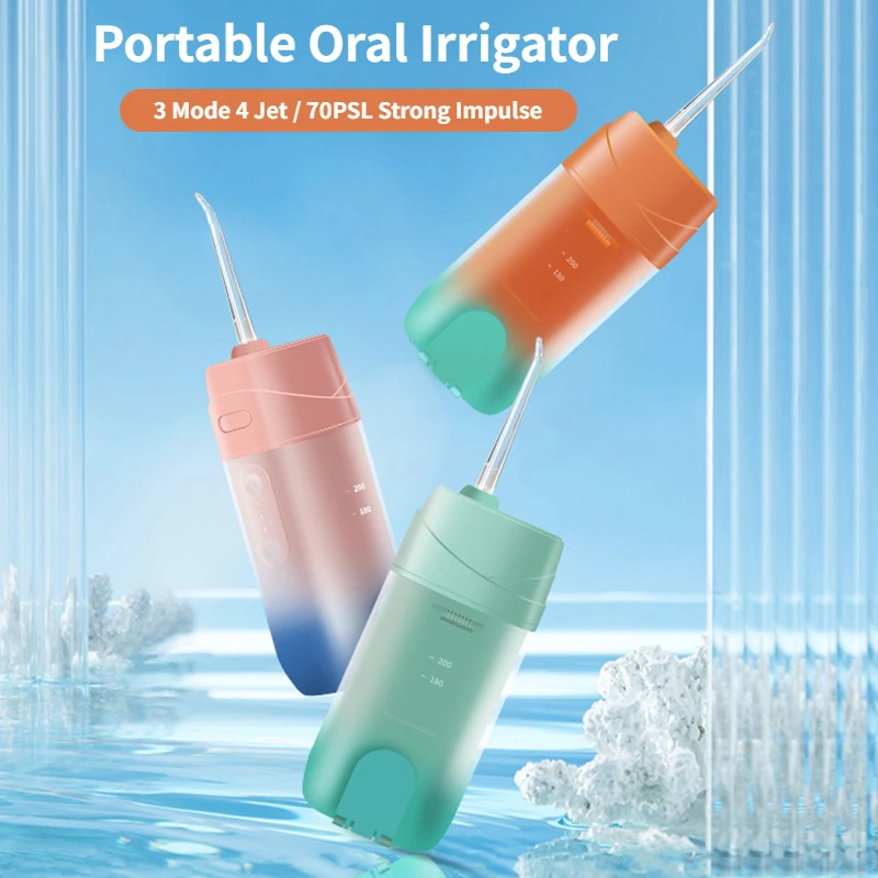 

Ирригатор для полости рта, 200 мл, с зарядкой от Usb
