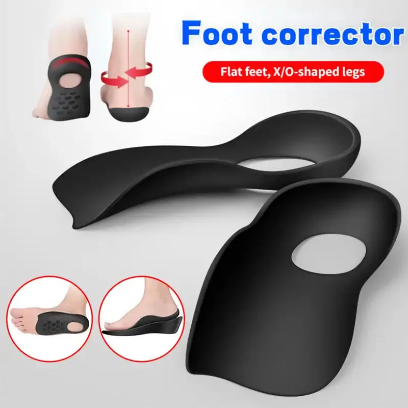 1 пара ортопедических стельок для плоскостопия-стелька плоскостопия О-образной