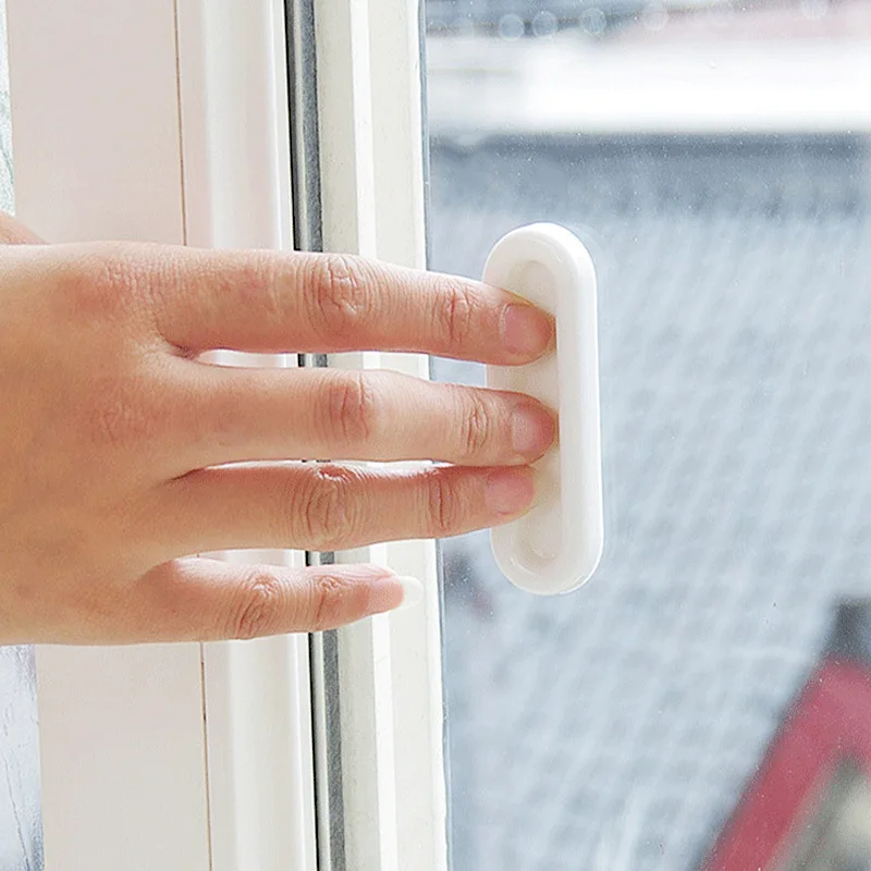 

4pcs Set Stick Plastic Door and Window Handle home accessories