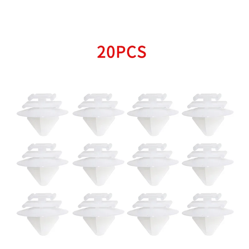 

20 шт. зажимы для отделки внешней двери, заглушка, молдинг, пластиковые заклепки, фиксаторы 68241251AA для Citroen C2 C3 Peugeot 206 207