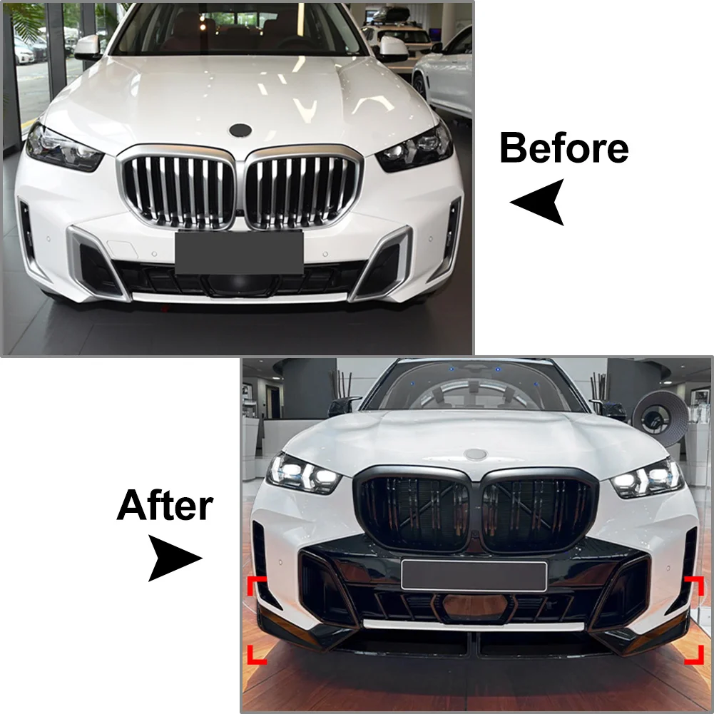 3 шт. передний бампер для BMW X5 G05 LCI M Sport 2023-2024