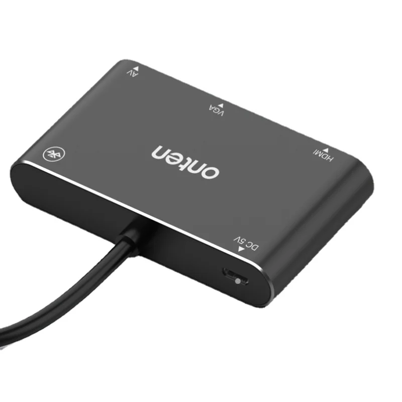 Адаптер VGA HDMI-совместимый с USB Type C/Micro для телевизионного проектора 4K монитора HD TV
