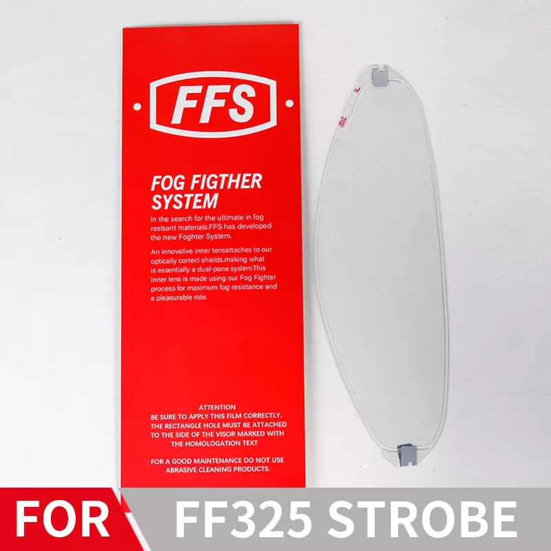 LS2 ff325 motorcycle helmet visor clear Anti-fog patch suitable for LS2 strobe helmet Lens Anti-fog Film