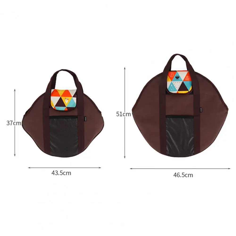 

Storage for Camping Portable Waterproof Storage Bag Space-saving Cast Iron Skillet BBQ Pan Pouch for Camping