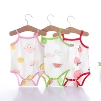 baby wrap clothes summer newborn triangle bag fart baby summer clothes one piece sling little princess romper